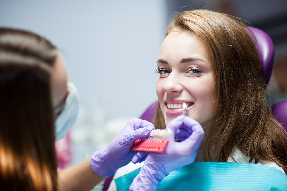 Woman getting teeth whitened | Narre Warren South Dentist