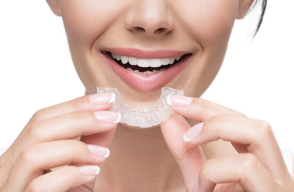 woman with night guard | Narre warren dentist