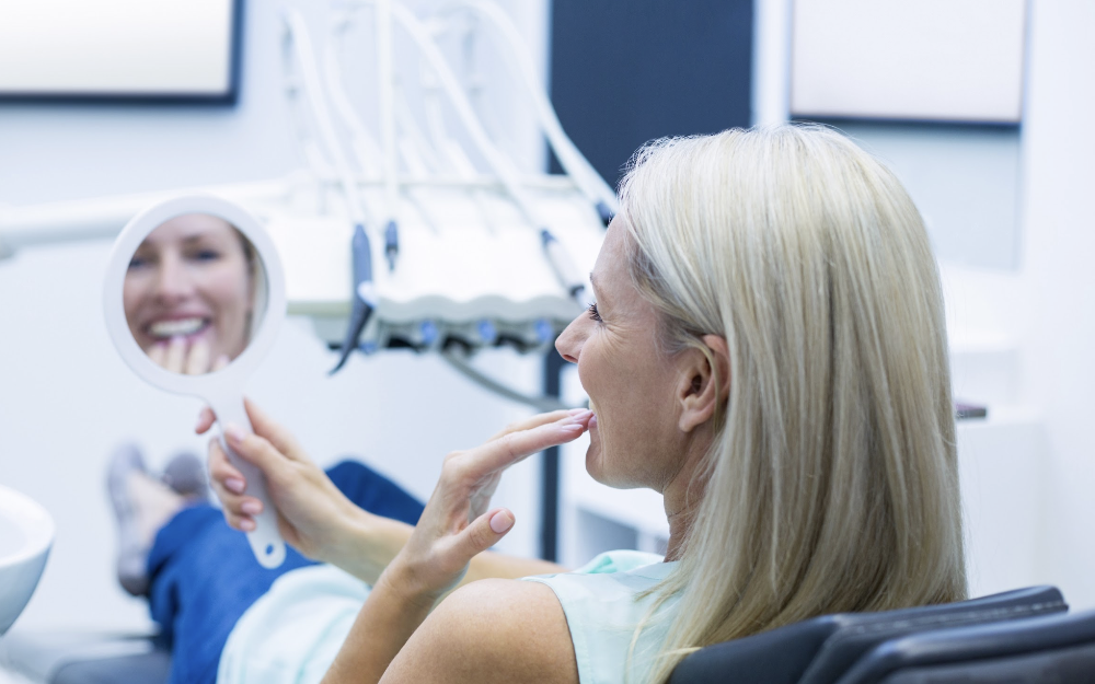 woman at narre warren dentist