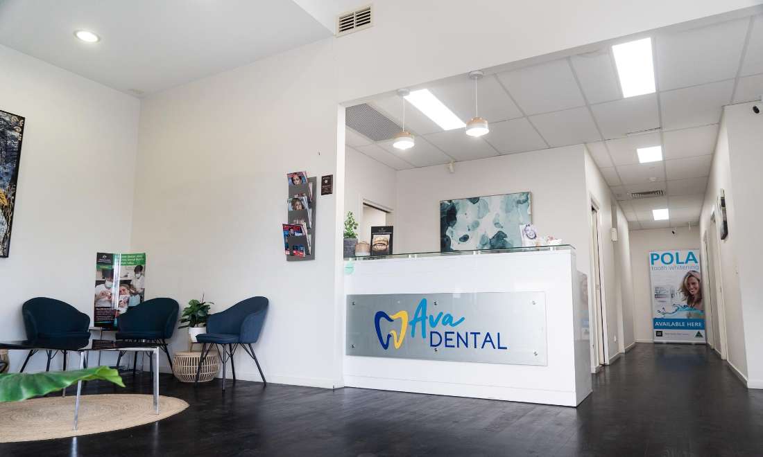 front desk of ava dental | ava dental clinic narre warren